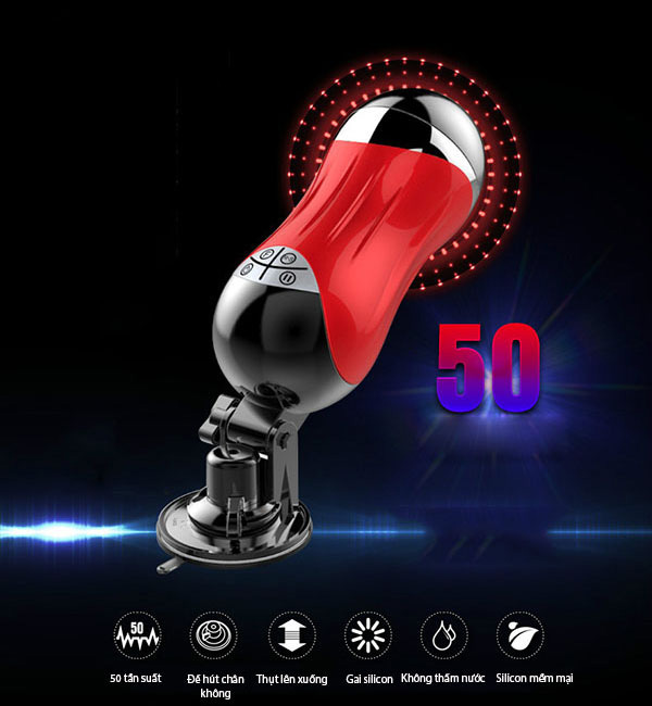 Máy thủ dâm tự động Piston Melrose Cup cao cấp an toàn FDA