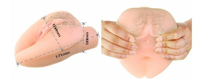 Âm đạo giả hình trái tim mềm mại chân thật