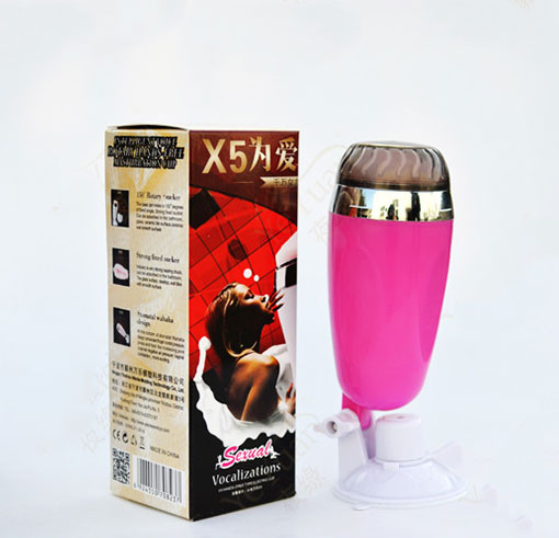 Âm đạo giả có rung hít tường X5 nhỏ gọn đa màu sắc tiện lợi di động