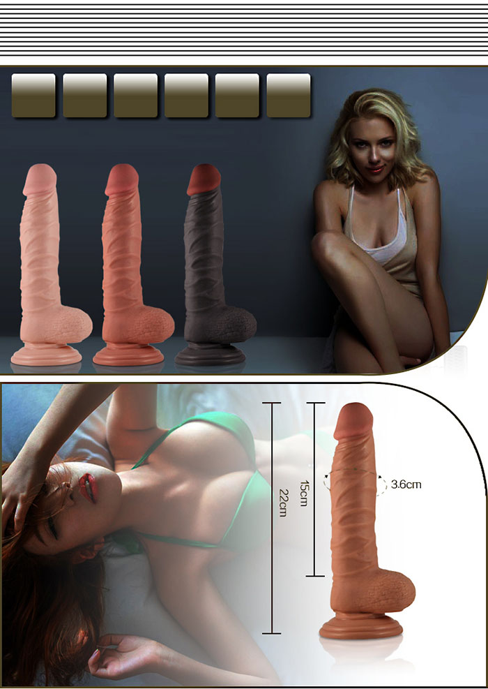 Duong vat silicon Lovetoy 8.5 inch co de hit tuong