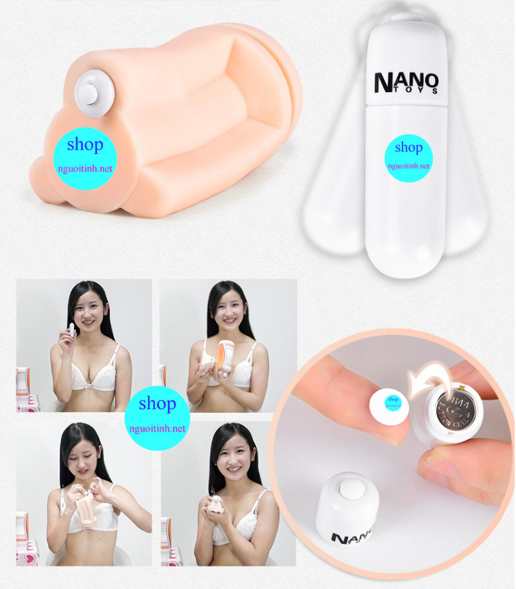 Cốc thủ dâm NaNo toys cao cấp có rung mẫu mới sang trọng
