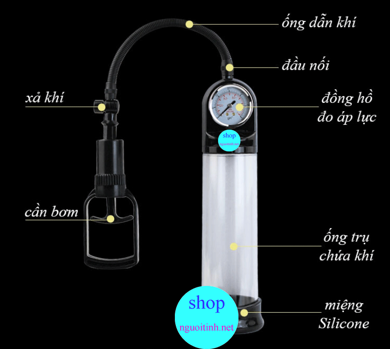 Máy tập dương vật EVO cao cấp tăng kích thước nhanh hiệu quả