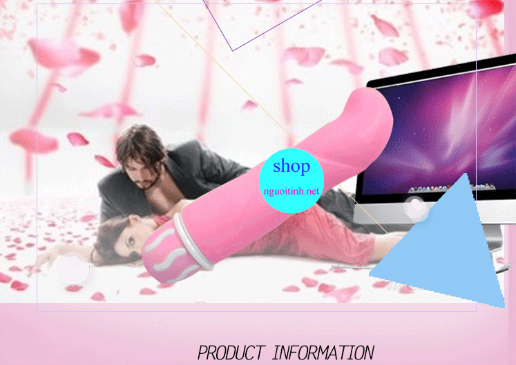 Que rung Silicon cao cấp nhiều tần rung massage điểm G