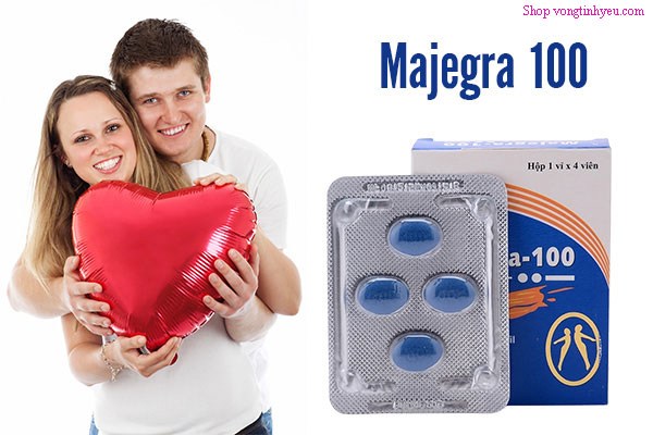 Thuốc cường dương MAJEGRA 100mg mạnh mẽ chữa rối loạn cương