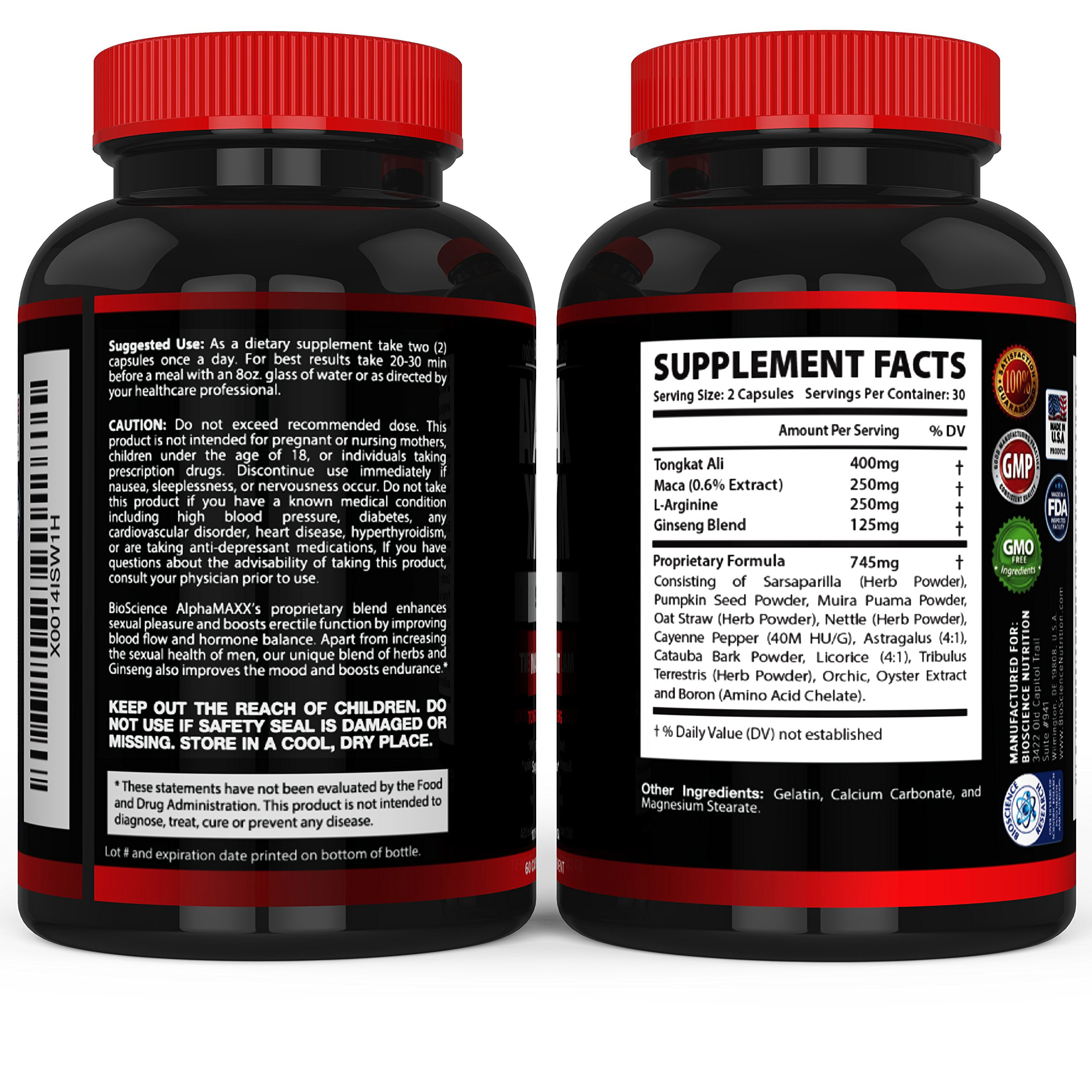 Thuốc tăng kích cỡ dương vật Alpha MAXX USA thảo dược thiên nhiên