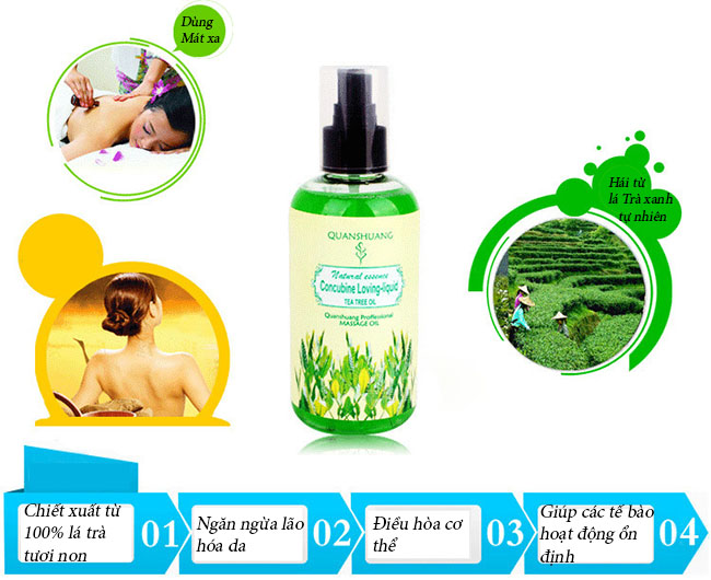 Dầu mát xa tăng ham muốn vợ chồng 200ml hương hoa tự nhiên