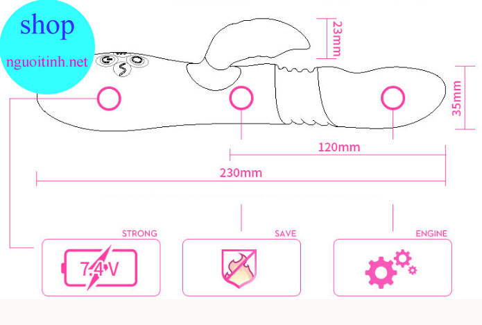 Dương vật đa chức năng silicon cao cấp, an toàn tuyệt đối