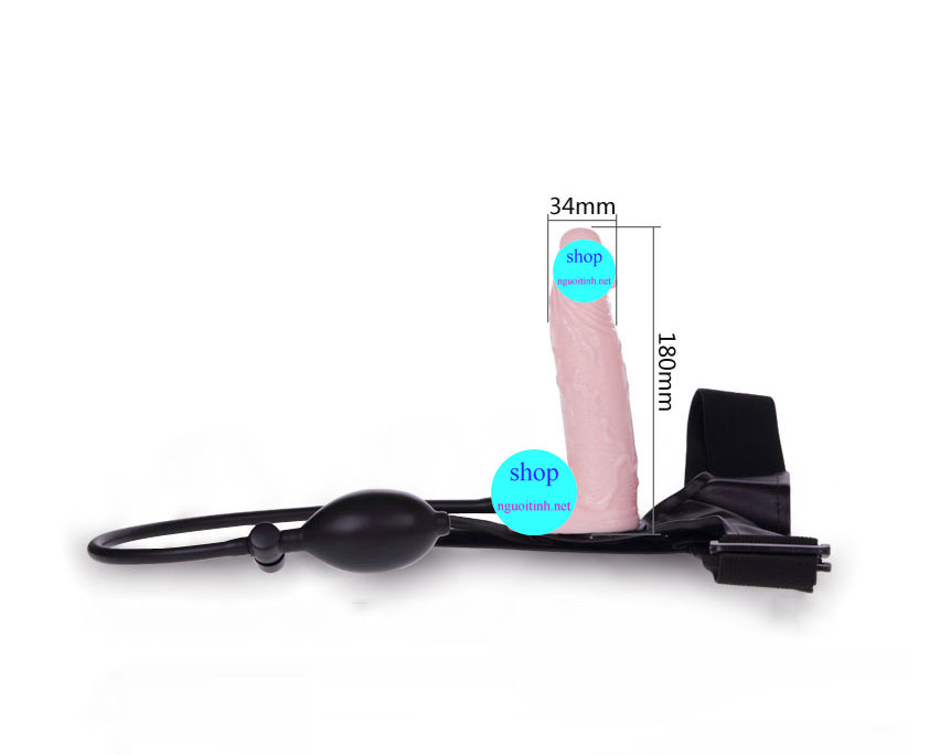 Dương vật đeo bơm hơi Strap-On cho les quan hệ đồng tính cực chất