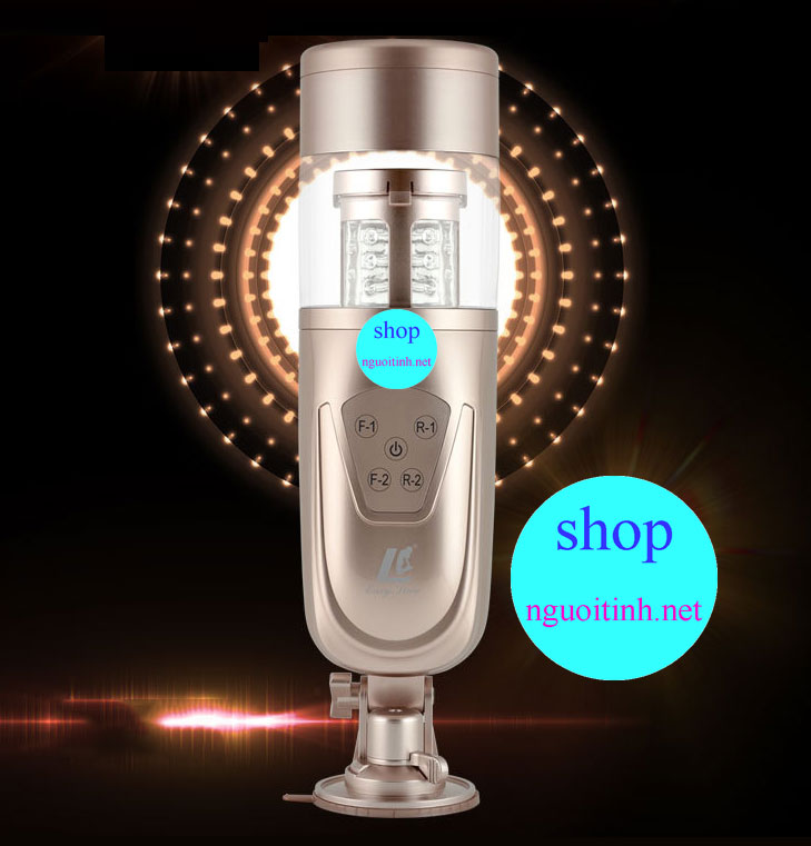 Máy thủ dâm tự động cao cấp Flashing Lover rung mạnh dễ dùng