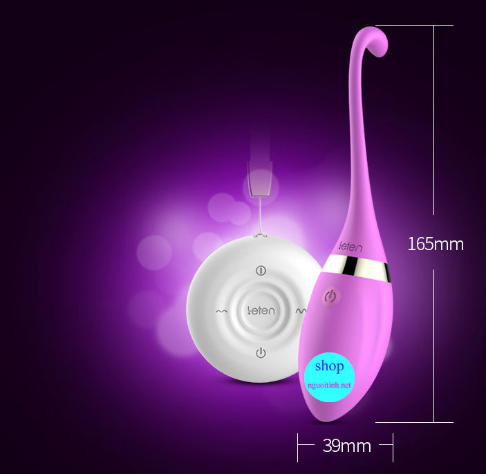 Trứng rung cao cấp LETEN sạc pin rung mạnh kích thích âm đạo