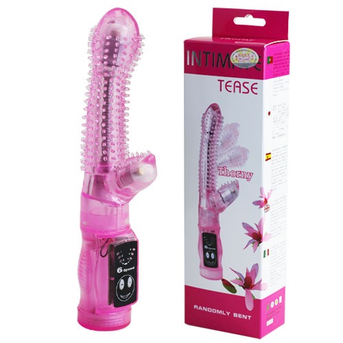 Dương vật giả đa chức năng gai Intimate Tease silicon y tế an toàn