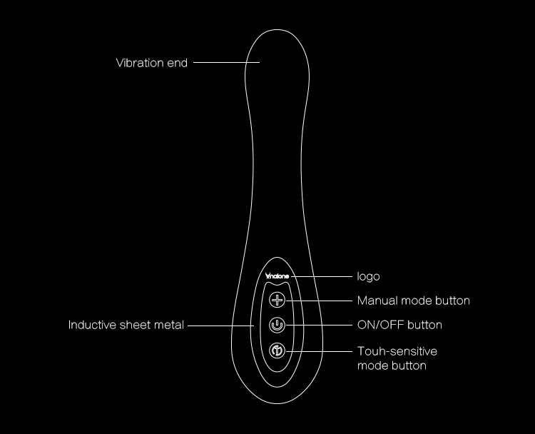 Máy rung cao cấp Nalone Touch silicon y tế kích thích điểm G