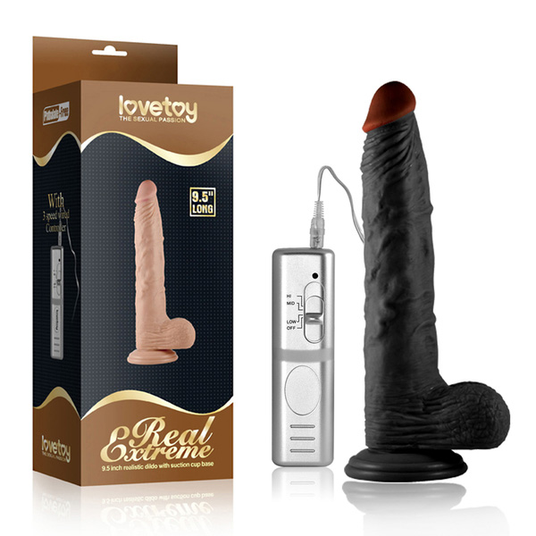 Dương vật silicon thuôn dài Lovetay 9.5 inch cho nữ