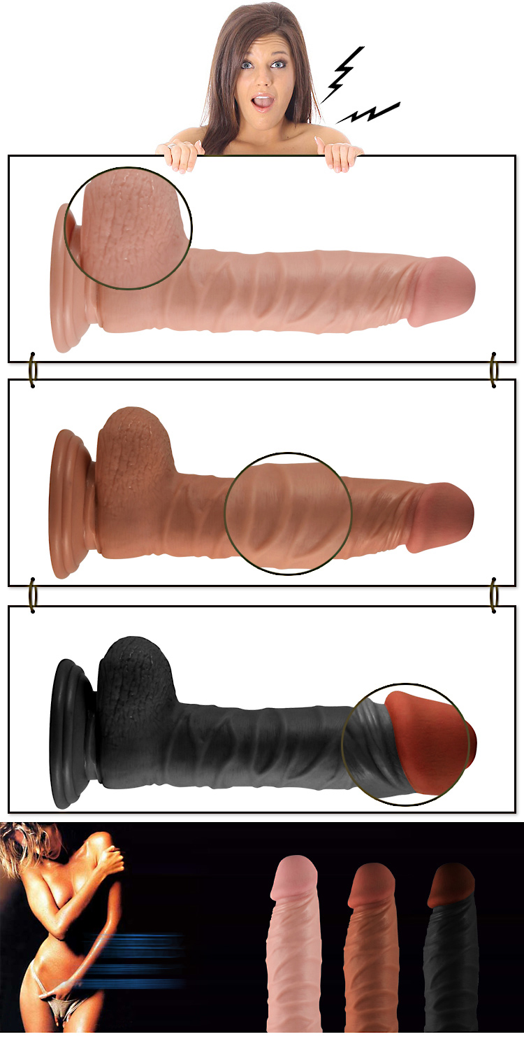 Duong vat silicon Lovetoy 8.5 inch co de hit tuong