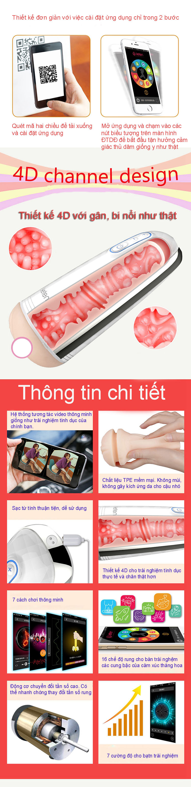 Cốc thủ dâm Leten Z9 kết nối mobile hiện đại mềm mịn Cốc thủ dâm Leten Z9 kết nối mobile hiện đại mềm mịn