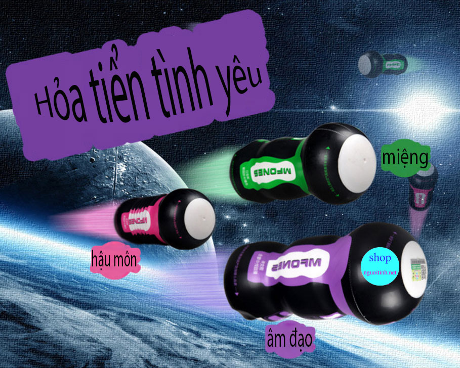 Âm đạo thủ dâm cầm tay hình hỏa tiển thiết kế chắc chắn dễ cầm