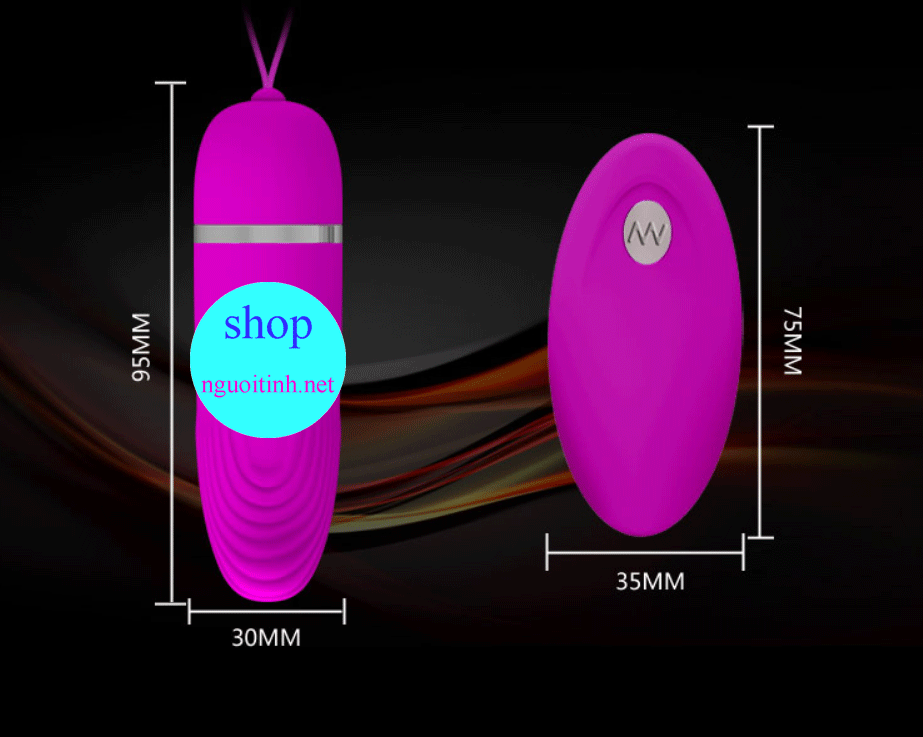 Trứng rung Deirdre PrettyLove cao cấp silicon mềm