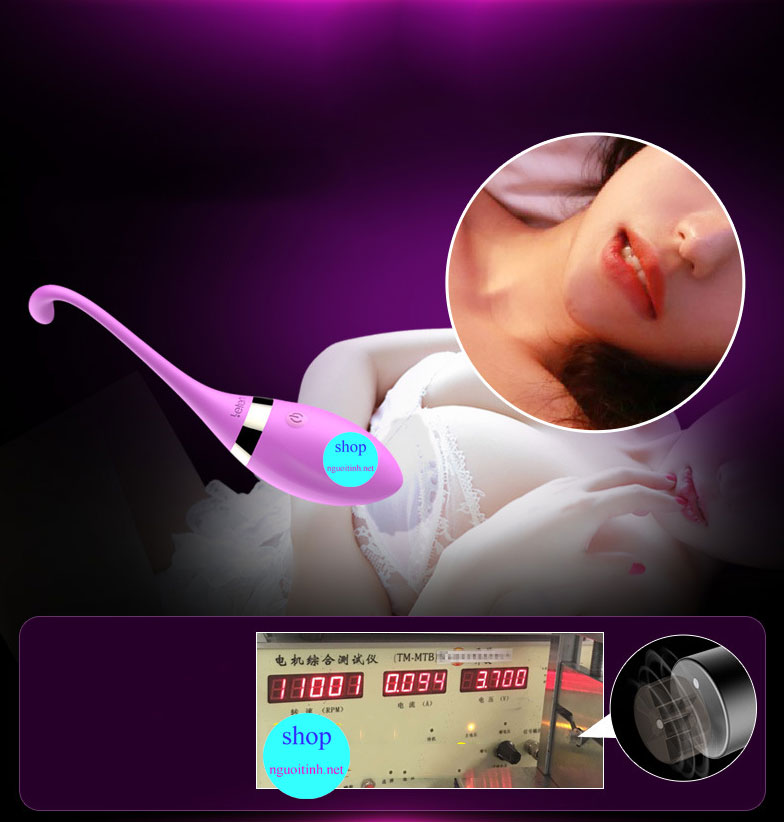 Trứng rung cao cấp LETEN sạc pin rung mạnh kích thích âm đạo