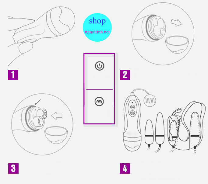 Trứng rung massage 2 đầu cao cấp, kích thích sâu nữ giới