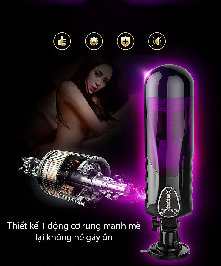 Máy thủ dâm tự động Telescopic Sweetheart cao cấp nam giới