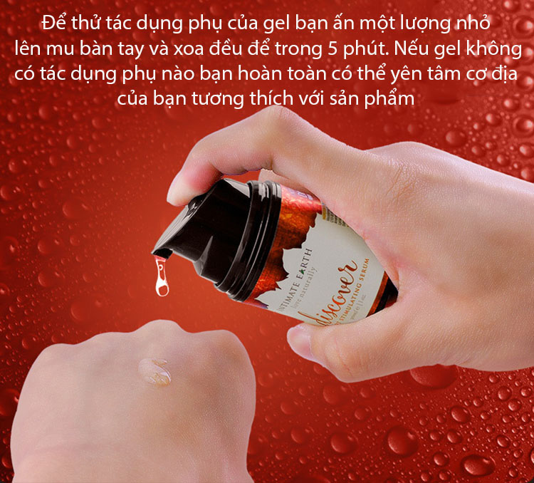 Gel boi tron kich thich diem G Intimate Organics thien nhien