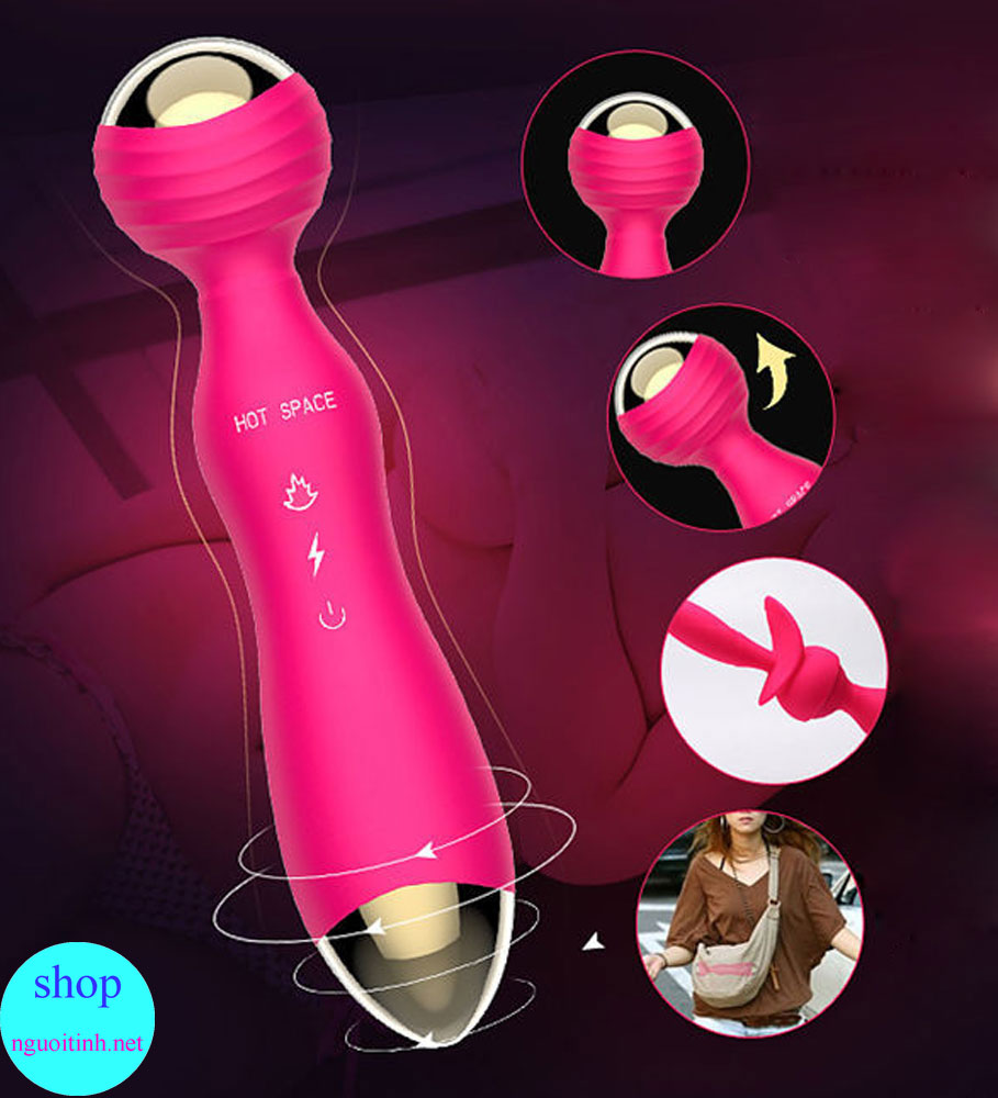Chài rung massage cao cấp Hot Space ấm áp nhiều chế độ rung