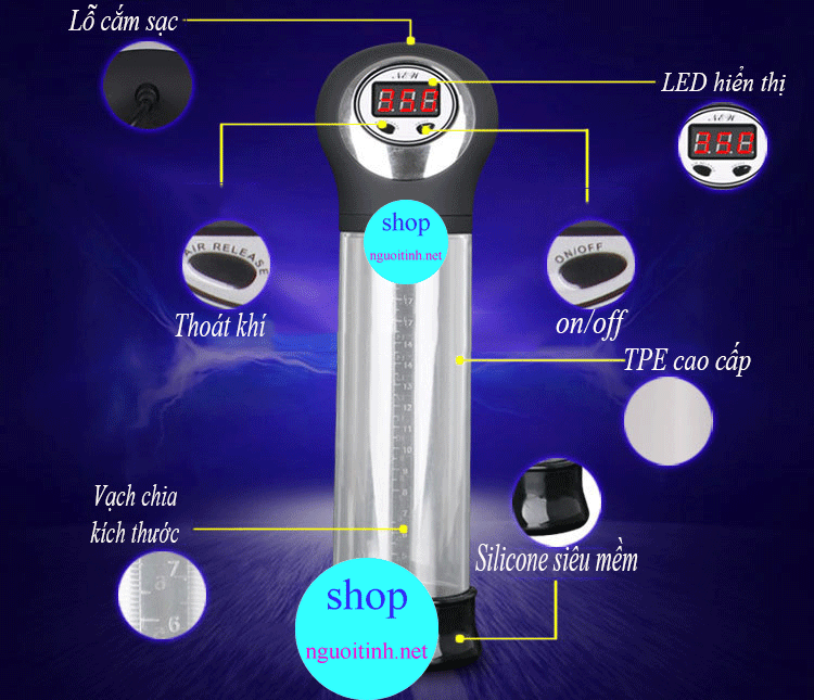 Máy tập dương vật Hercules II cao cấp tăng kích thước hiệu quả
