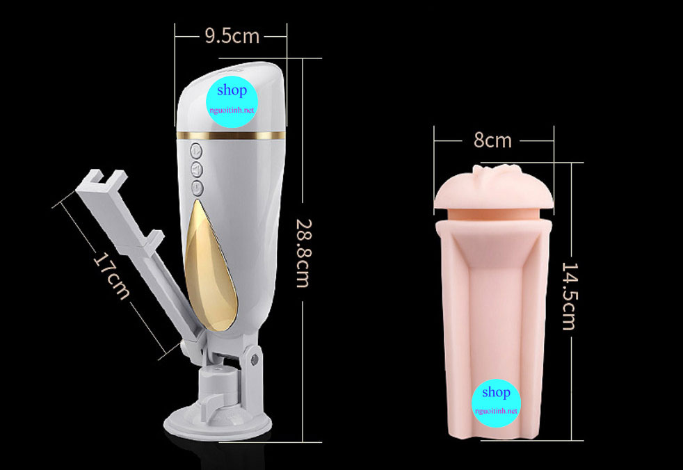Âm đạo gắn tay giữ điện thoại rung siêu mạnh hiện đại