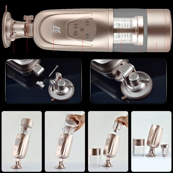 Máy thủ dâm tự động Flashing lover 2500 chế độ rung mạnh