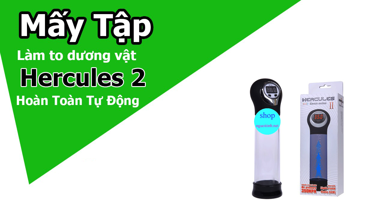 Máy tập dương vật Hercules II cao cấp tăng kích thước hiệu quả