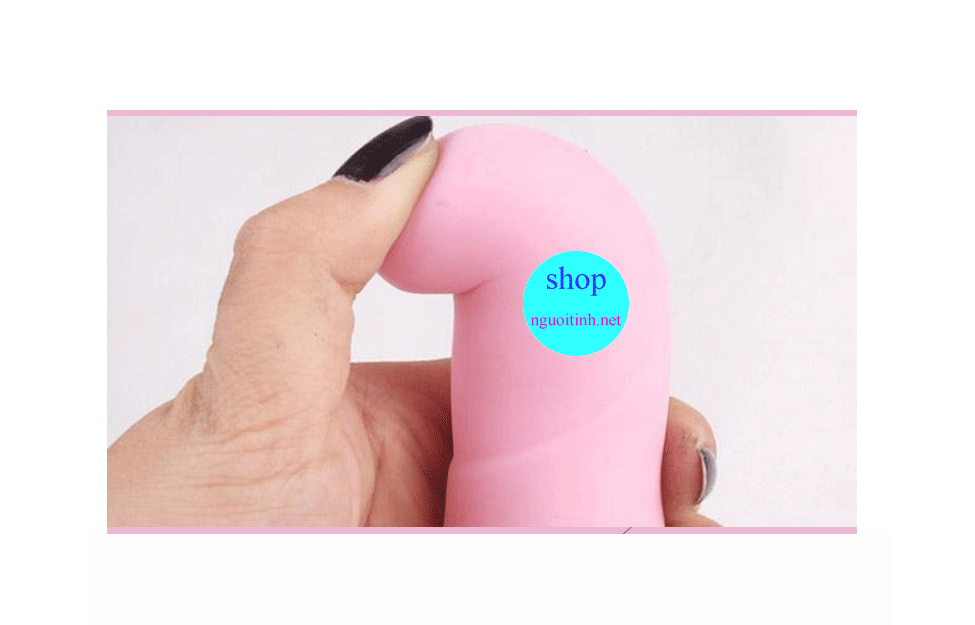 Que rung Silicon cao cấp nhiều tần rung massage điểm G
