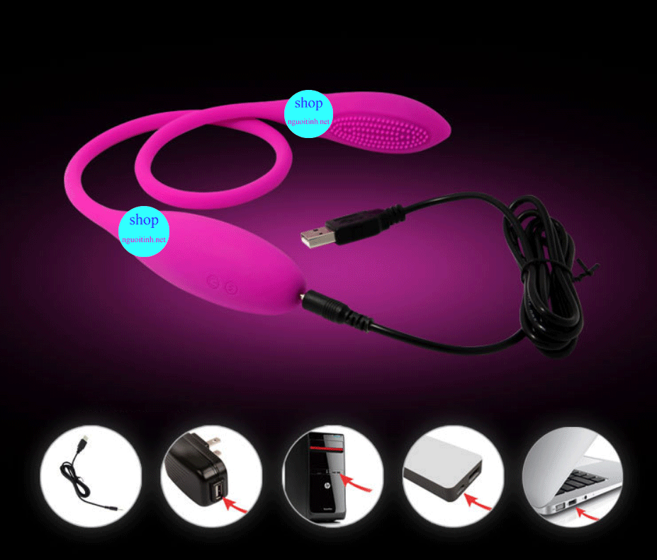 Trứng rung hai đầu cao cấp PRETTY LOVE đa chế độ rung