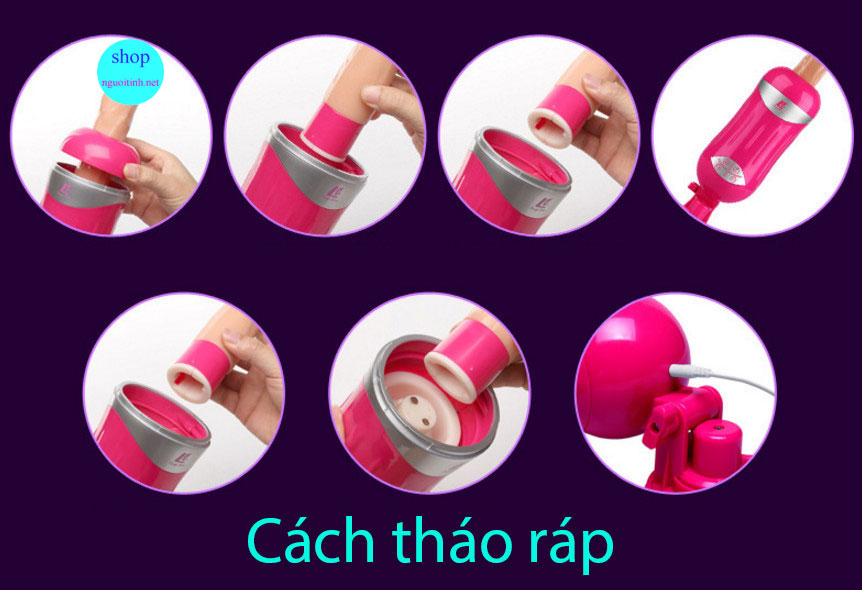 Máy thủ dâm nữ tự động EASY.LOVE nhiều chế độ rung thụt mạnh