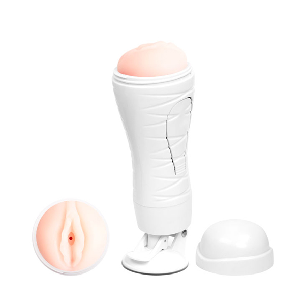 Âm đạo gắn tường 12 chế độ rung Crazy Bull Flora silicon y tế