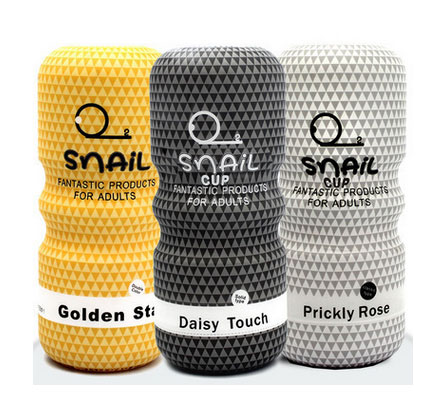 Âm đạo giả silicon Snail cầm tay nhỏ gọn chống viêm nhiễm nam giới