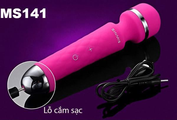 Chày rung nhiệt SINMIS siêu rung đa tính năng massage toàn thân