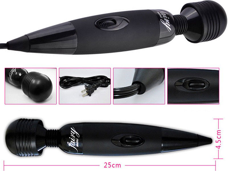 Chày rung massage điểm G Fairy cắm điện đầu phụ silicone y tế an toàn