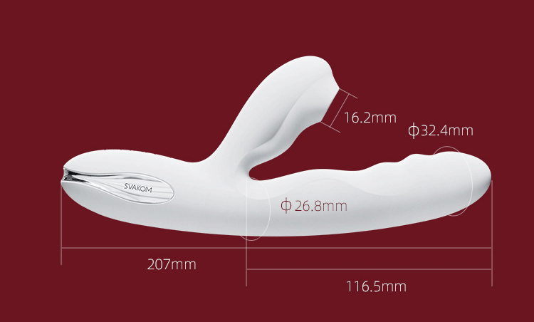 SVAKOM duong vat rung thut hut co sua am cam giac tuyet voi