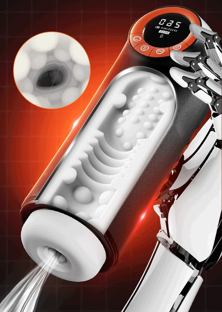 Âm đạo tự động rung thụt bú mút silicon cao cấp