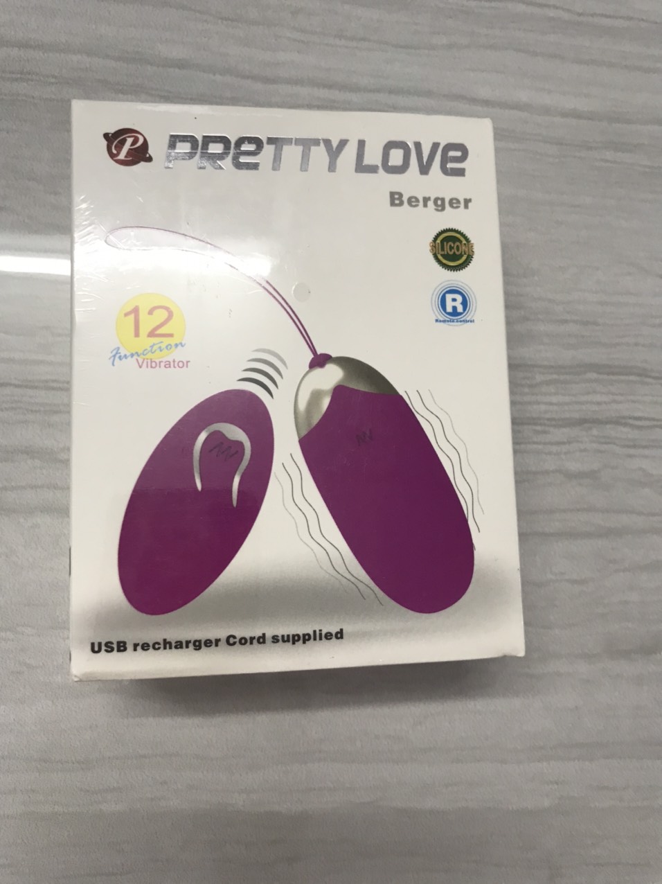 Trứng rung Berger Prettylove cao cấp 12 chế độ rung