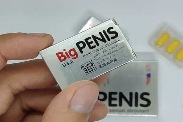 Thuốc cường dương Big Penis 6800mg kéo dài quan hệ sung mãn