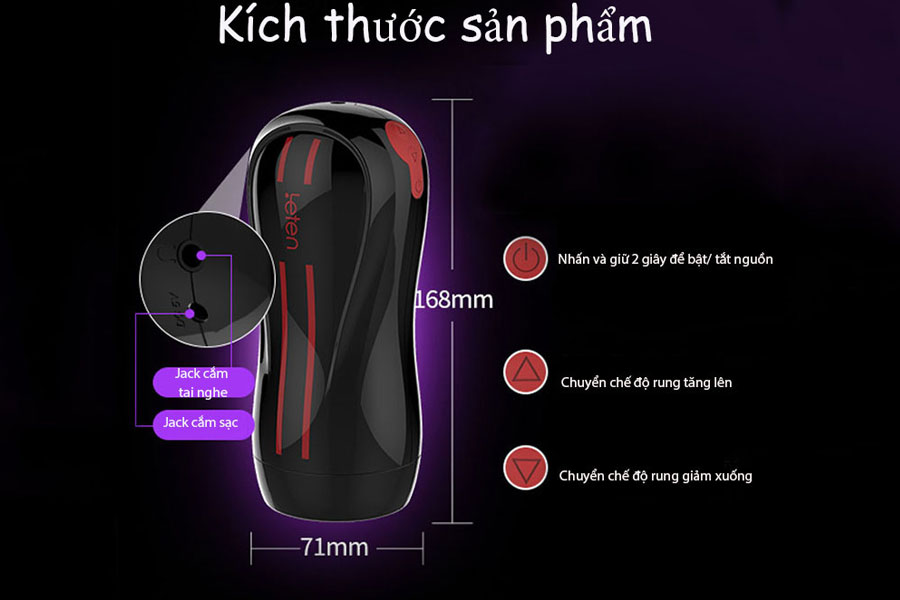 Am dao Leten cao cap thiet ke sang trong, cam giac thuc