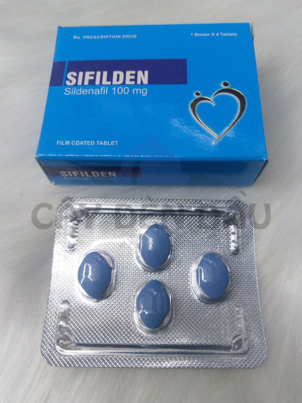 Thuốc cường dương Sifilden 100mg Sildenafil chính hãng kéo dài