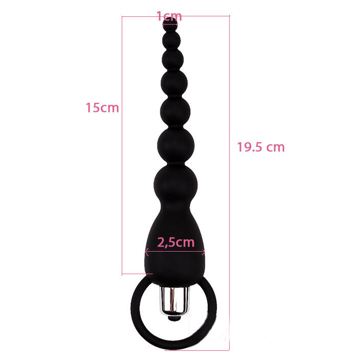 Máy rung hậu môn Black Mont massage giải tỏa sinh lý nam nữ