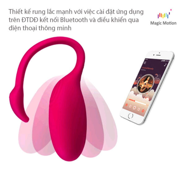 Trứng rung thiên nga Bluetooth silicon an toàn đa chế độ rung mạnh