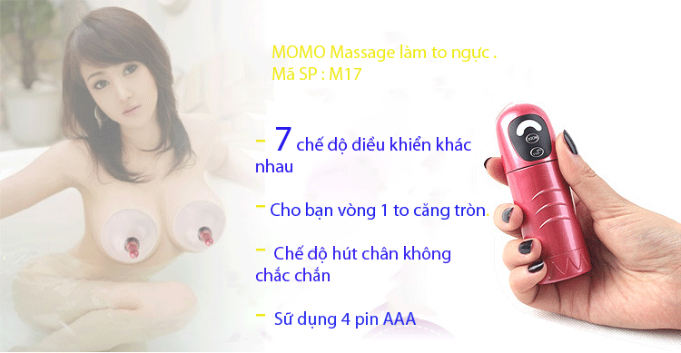  Bảng giá Phân phối Máy massage ngực và nhũ hoa MoMo chính hãng