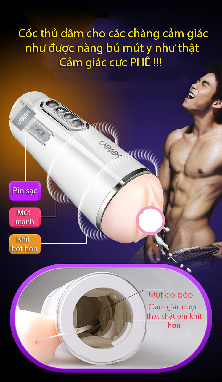  Giá sỉ Phân phối Cốc thủ dâm cao cấp Leten intelligent vagina cup hàng xách tay