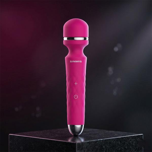 Chày rung nhiệt SINMIS siêu rung đa tính năng massage toàn thân 