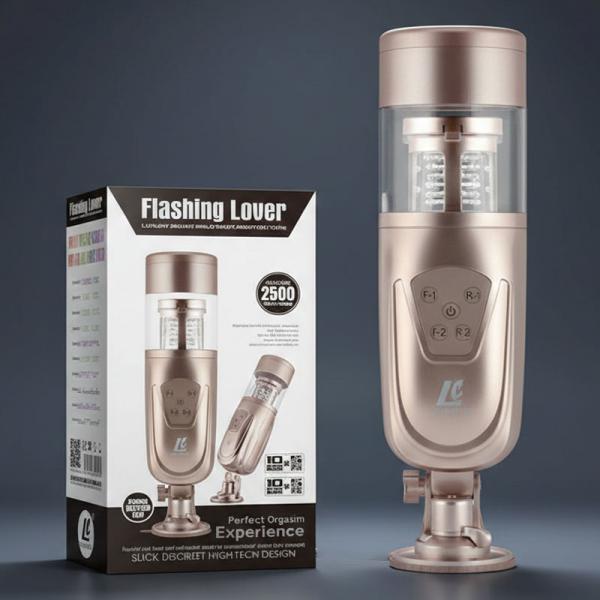Máy thủ dâm tự động cao cấp Flashing Lover rung mạnh dễ dùng 
