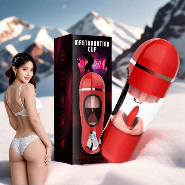 Dụng Cụ Rung Liếm Có Nhiệt  Masturbation Cup – Mở Khóa Cảm Giác Mới